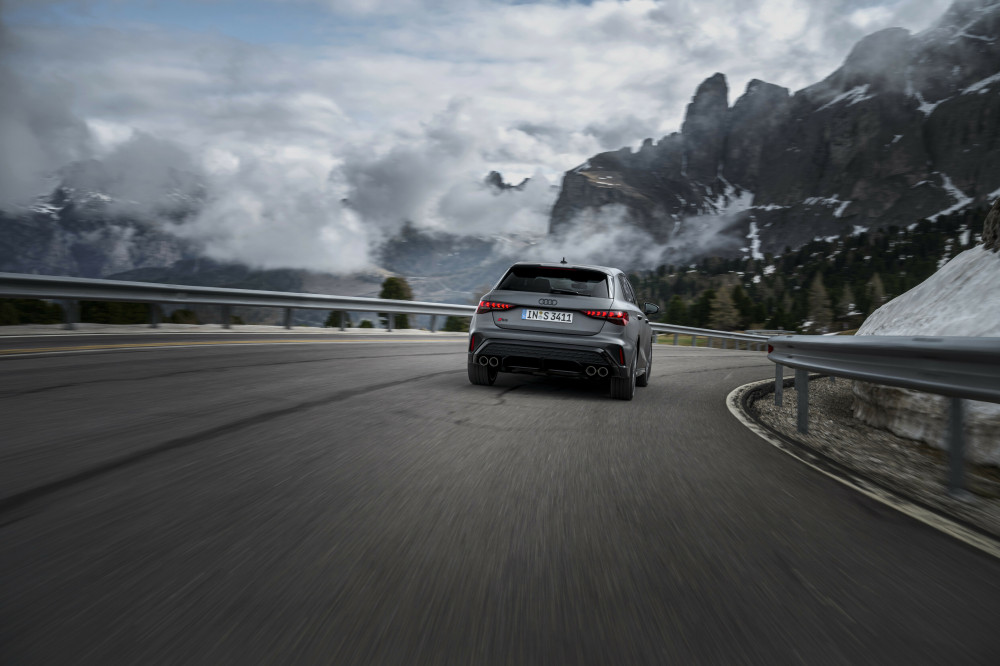Audi S3 Sportback and Audi S3 Sedan in the Dolomites